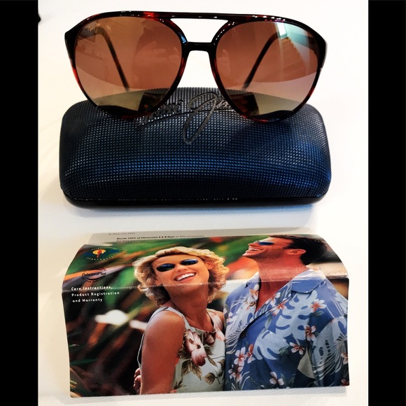 Maui Jim Accessories - Maui Jim Aviator Tortoise rare MJ-193-10
